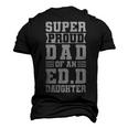 Super Proud Dad Of An Edd Daughter Fathers Dad Men's 3D T-shirt Back Print Black