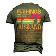 5 Things About My Husband Father Day 23 From Daughter Men's 3D T-shirt Back Print Army Green