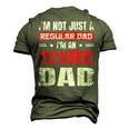 Anime Dad Fathers Day Im Not A Regular Dad Im An Anime Dad Men's 3D T-Shirt Back Print Army Green
