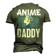 Anime Daddy Saying Animes Hobby Lover Dad Father Papa Men's 3D T-Shirt Back Print Army Green