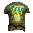 Exterminator Dad Pest Control Men's 3D T-Shirt Back Print Army Green