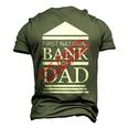 First National Bank Of Dad Closed Fathers Day Men's 3D T-shirt Back Print Army Green