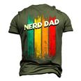 Nerd Dad Conservative Daddy Protective Father Men's 3D T-Shirt Back Print Army Green