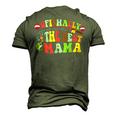 Ofishally The Best Mama Fishing Rod Mommy Men's 3D T-Shirt Back Print Army Green