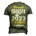 Proud Grandpa Of A Class Of 2023 6Th Grade Graduation Men's 3D T-shirt Back Print Army Green