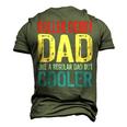 Roller Derby Dad Like A Regular Dad But Cooler Men's 3D T-Shirt Back Print Army Green