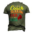 Vintage Proud I Am A Coach Dad Normal Dad But Cooler Men's 3D T-shirt Back Print Army Green