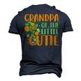 Baby Shower Orange 1St Birthday Party Grandpa Little Cutie Men's 3D T-shirt Back Print Navy Blue