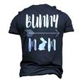 Bunny Mom Rabbit Mum Men's 3D T-Shirt Back Print Navy Blue
