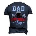 Dad Of The Birthday Boy Race Car Racing Car Driver Father Men's 3D T-shirt Back Print Navy Blue