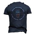 Handy Dad With Bald Bearded Dad Tools And Us Flag Men's 3D T-Shirt Back Print Navy Blue
