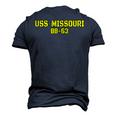 Missouri Veterans Day Memorial Day Father Grandpa Dad Son Men's 3D T-Shirt Back Print Navy Blue