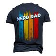 Nerd Dad Conservative Daddy Protective Father Men's 3D T-Shirt Back Print Navy Blue