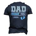 Soon To Be Dad Est 2024 Fathers Day New Dad Vintage Mens Men's 3D T-shirt Back Print Navy Blue