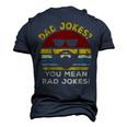 Vintage Dad Jokes You Mean Rad Jokes Father Day Men's 3D T-shirt Back Print Navy Blue