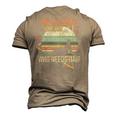 With A Body Like This Who Needs Hair Retro Bald Dad Men's 3D T-Shirt Back Print Khaki