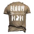 Bunny Mom Rabbit Mum Men's 3D T-Shirt Back Print Khaki