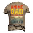 Father’S Day Anime Dad Daddy Father Papa Graphic From Son Men's 3D T-Shirt Back Print Khaki