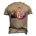 Punk Is Dad Punk Rock Music Punk Rocker Men's 3D T-Shirt Back Print Khaki
