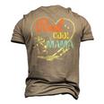 Reel Cool Mama Fishing For Womens Men's 3D T-Shirt Back Print Khaki