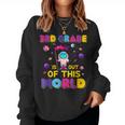 3Rd Grade Is Out Of This World Cute Astronaut Back To School Women Crewneck Graphic Sweatshirt