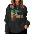 60 Year Old Awesome Since September 1963 60Th Birthday Women Sweatshirt