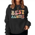 Best Auntie Vintage Floral Design To Auntie From Niece Women Crewneck Graphic Sweatshirt