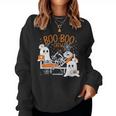 Boo Boo Crew Halloween Nurse Pediatric Nurse Or Nurse Women Sweatshirt