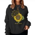 Choose Kind Sunflower Deaf Asl American Sign Language Women Sweatshirt