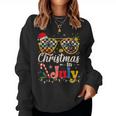 Christmas In July Santa Hat Sunglasses Summer Vacation Vacation Women Sweatshirt