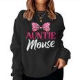 Cute Auntie Mouse Niece Nephew Aunt Women Sweatshirt
