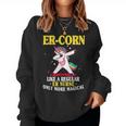 Er-Corn Like A Regular Er Nurse Only More Magical Women Crewneck Graphic Sweatshirt