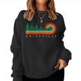 Evergreen Vintage Stripes Amissville Virginia Women Sweatshirt