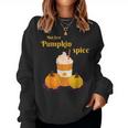 But First Pumpkin Spice Latte Fall Season Halloween Latte Women Sweatshirt