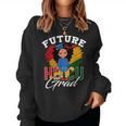 Future Hbcu Grad Afro Black Girls Queen College Graduation Women Sweatshirt