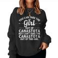 Girl Out Of Canastota Ny New York Home Roots Usa Women Sweatshirt