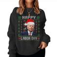 Happy Labor Day Joe Biden Christmas Ugly Sweater Women Sweatshirt