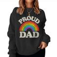 Lgbtq Proud Dad Gay Pride Lgbt Ally Rainbow Fathers Day Women Sweatshirt