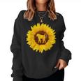 Mandrill For Monkey Baboon Sunflower Lover Women Sweatshirt
