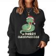 Merry Christmasss Snake Serpent Ugly Christmas Sweater Women Sweatshirt