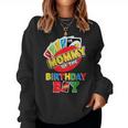 Mommy Of The Birthday Boy Uno Mom Mama 1St Bday Women Sweatshirt