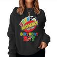 Mommy Of The Birthday Boy Uno Mom Mama 1St Bday Women Sweatshirt