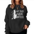 Not Your Basic Witch Halloween Costume Women Sweatshirt
