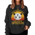 Opossum Never Underestimate A Girl With A Opossum Women Sweatshirt