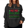 Pee Pee Poo Poo Ugly Christmas Sweater Women Sweatshirt