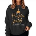 Pumpkin Patch Halloween Theme Fall Season Halloween Theme Women Sweatshirt