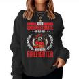 Retired Never Underestimate An Old Man Who Was A Firefighter Gift For Mens Women Crewneck Graphic Sweatshirt
