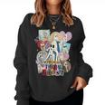 In My Spooky Era Groovy Hippie Halloween Ghost Women Sweatshirt