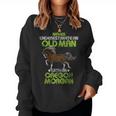 Vintage Never Underestimate An Old Man With A Morgan Horse Women Sweatshirt