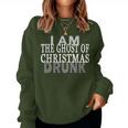 Christmas Carol Ghost Quote Drunk Women Sweatshirt